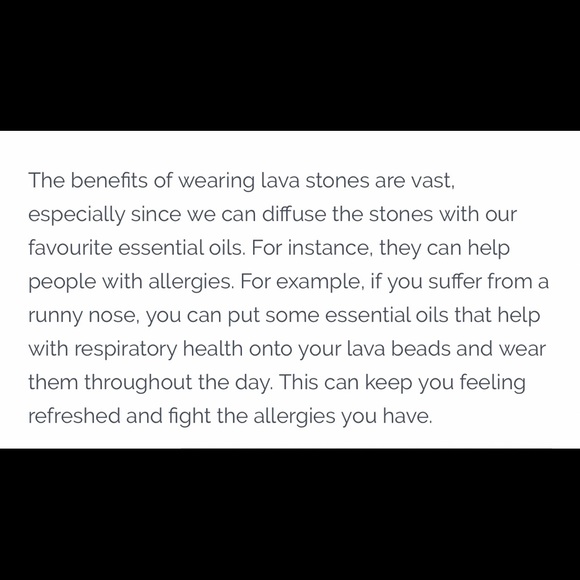 Lava Stone & Turquoise Necklace - Picture 7 of 7